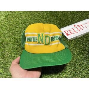 Vintage Notre Dame Fighting Irish Snapback Trucker Mesh Kmart Hat Hats Ncaa